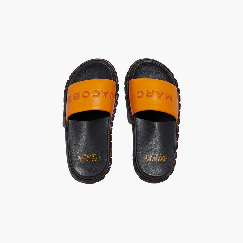 Marc Jacobs The Slide Damske Darkorange | GUOY-47809