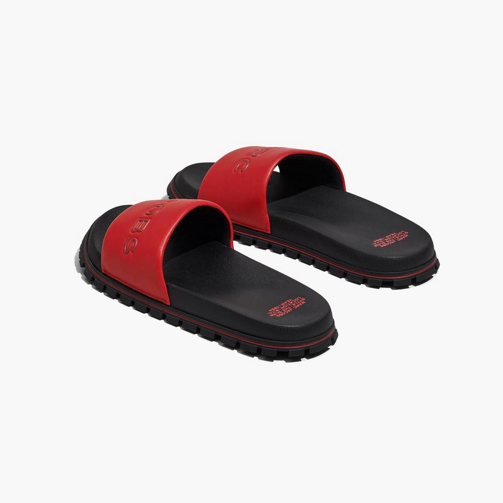 Marc Jacobs The Slide Damske Červené | VQBI-93740