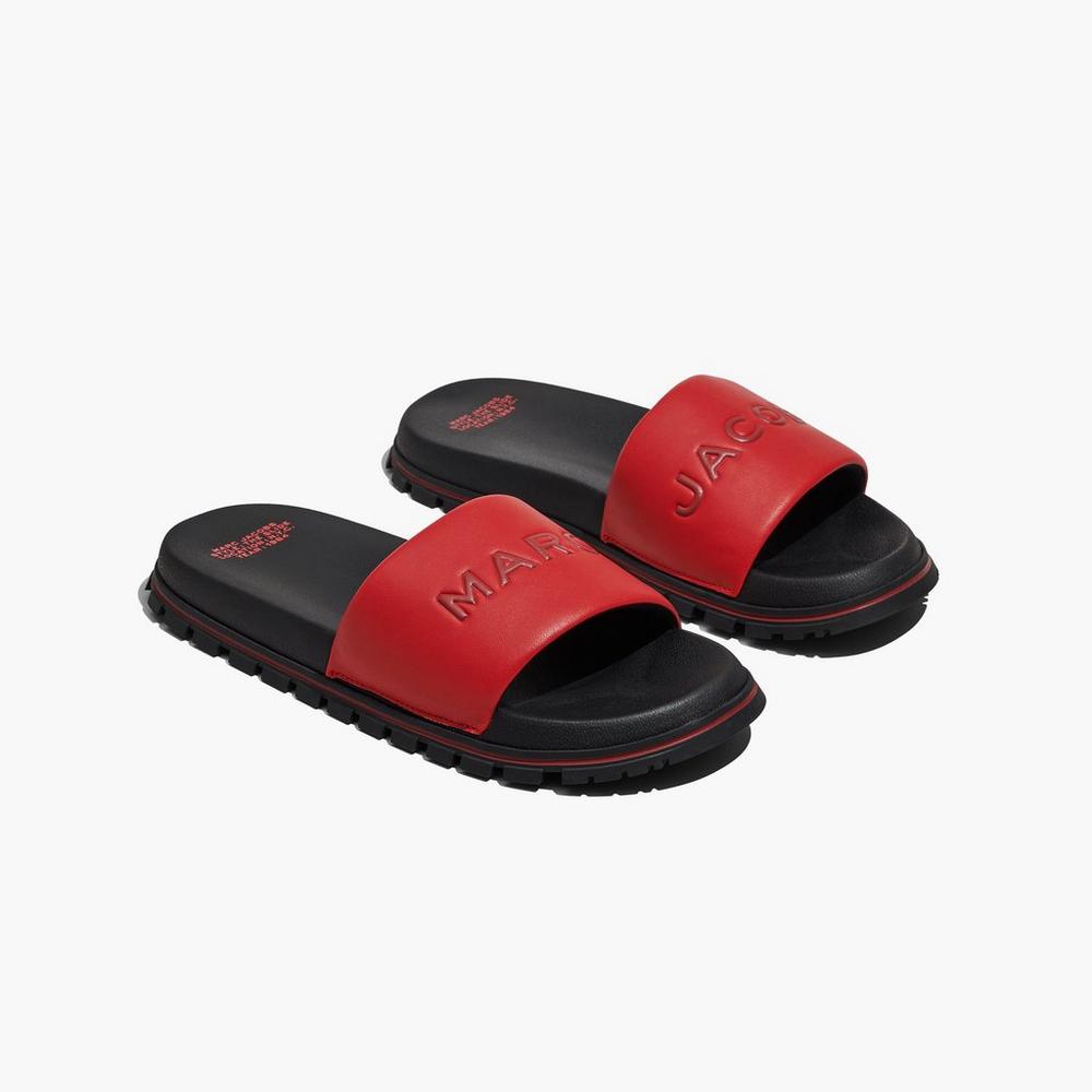 Marc Jacobs The Slide Damske Červené | VQBI-93740
