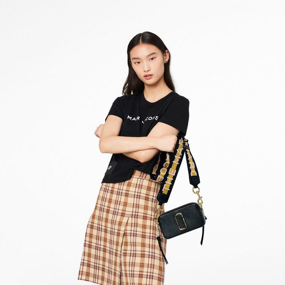 Marc Jacobs The Snapshot Kabelka Damske Čierne Viacfarebný | ZNMB-52047