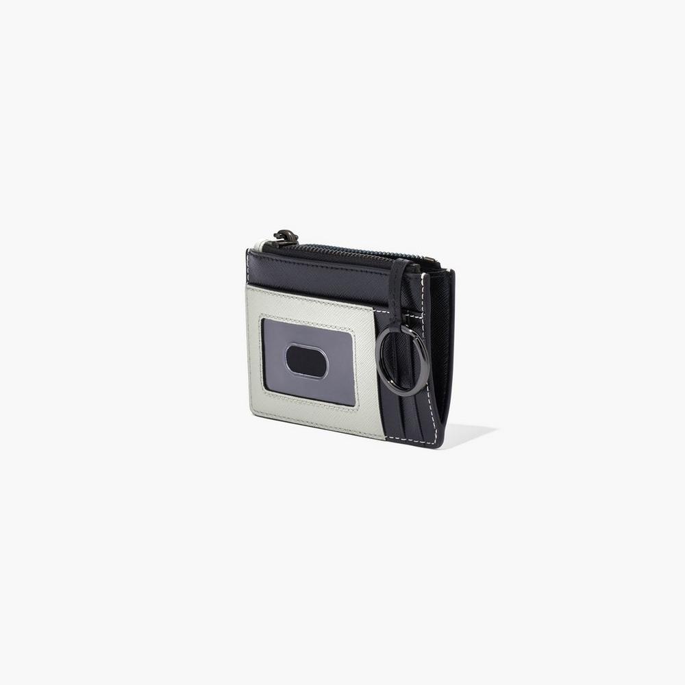 Marc Jacobs Top Zip Multi Wallet Snapshot Kabelka Damske Čierne Biele | FPSI-95270