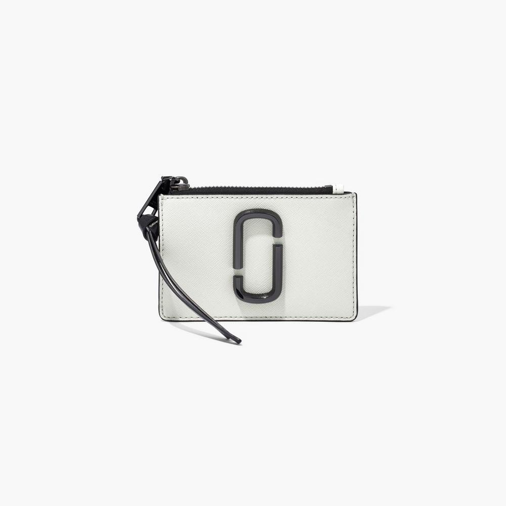 Marc Jacobs Top Zip Multi Wallet Snapshot Kabelka Damske Čierne Biele | FPSI-95270