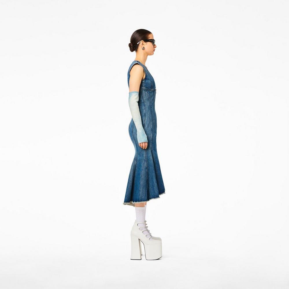 Marc Jacobs Wave Denim Saty Damske Modre | EBWK-16274