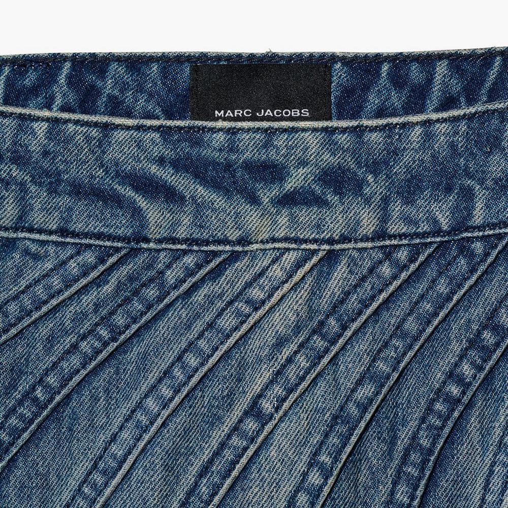 Marc Jacobs Wave Denim Sukne Damske Modre | XTIW-82160