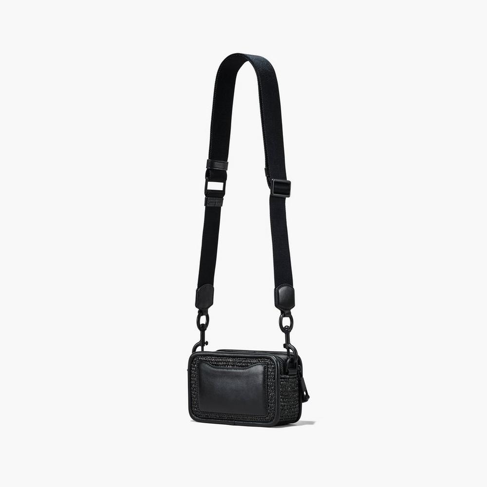 Marc Jacobs Woven DTM Snapshot Kabelka Damske Čierne | VXHQ-51864