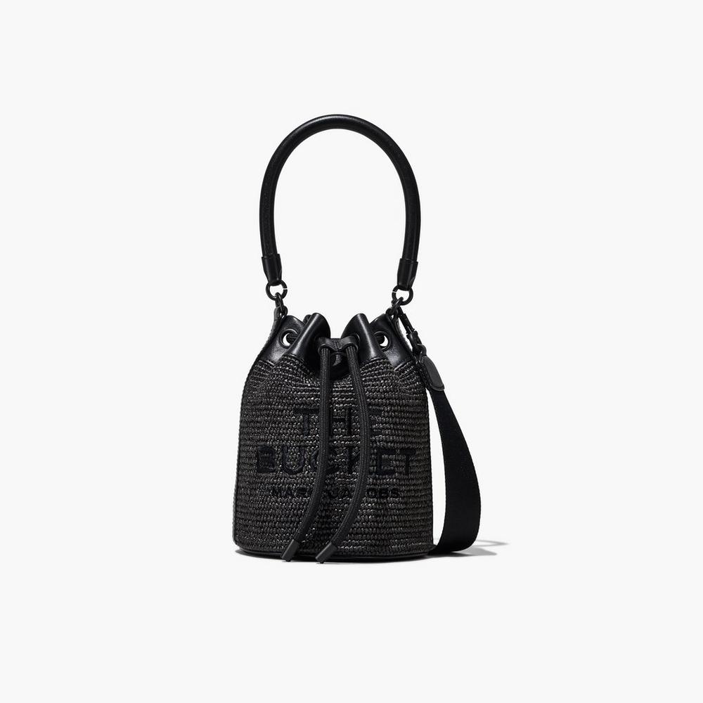 Marc Jacobs Woven DTM Taška Na Vedro Damske Čierne | RZYH-59478