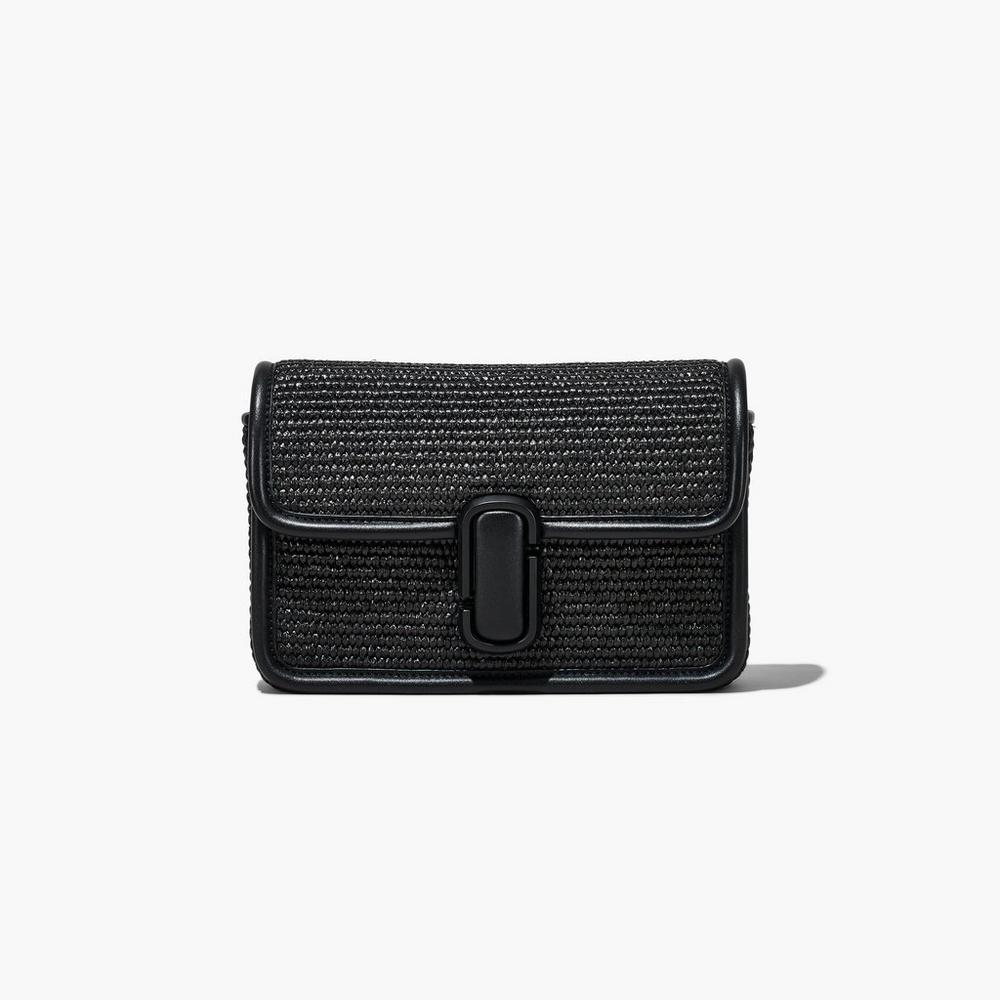 Marc Jacobs Woven J Marc Taška Cez Rameno Damske Čierne | STDZ-29340