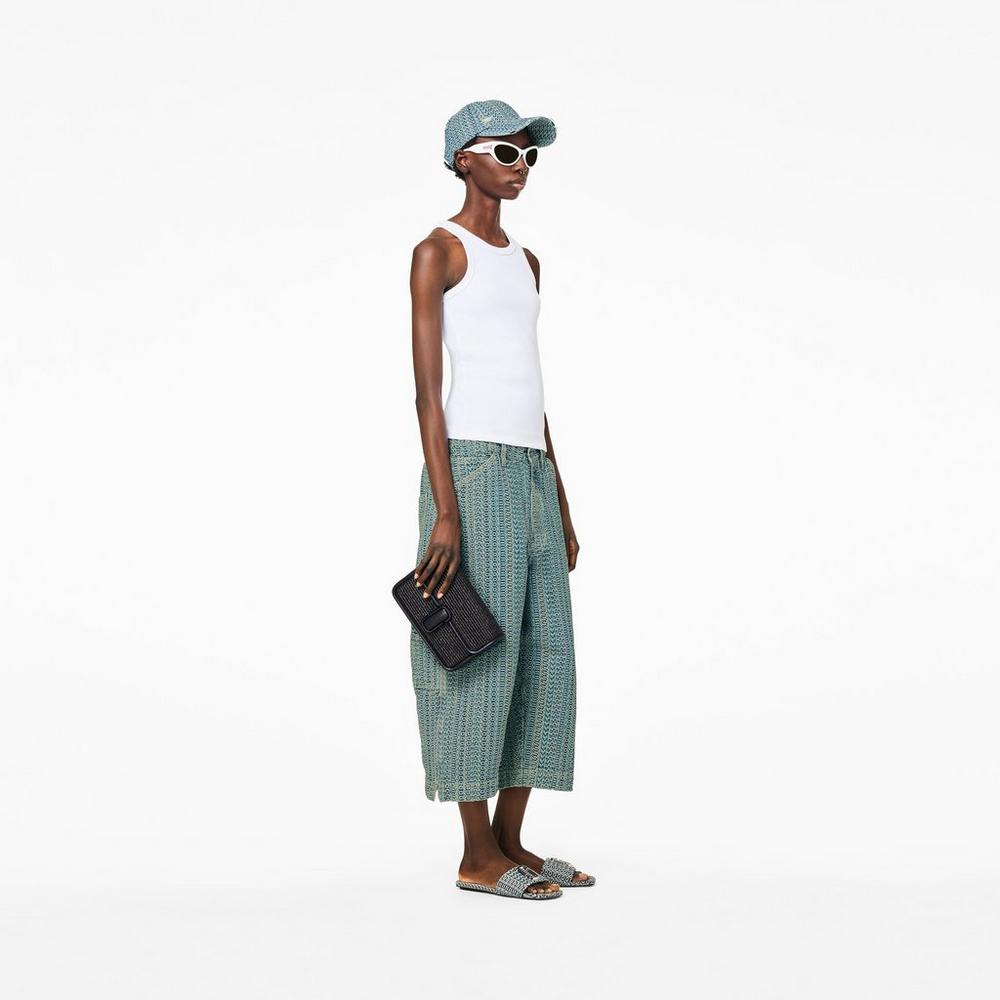 Marc Jacobs Woven J Marc Taška Cez Rameno Damske Čierne | STDZ-29340
