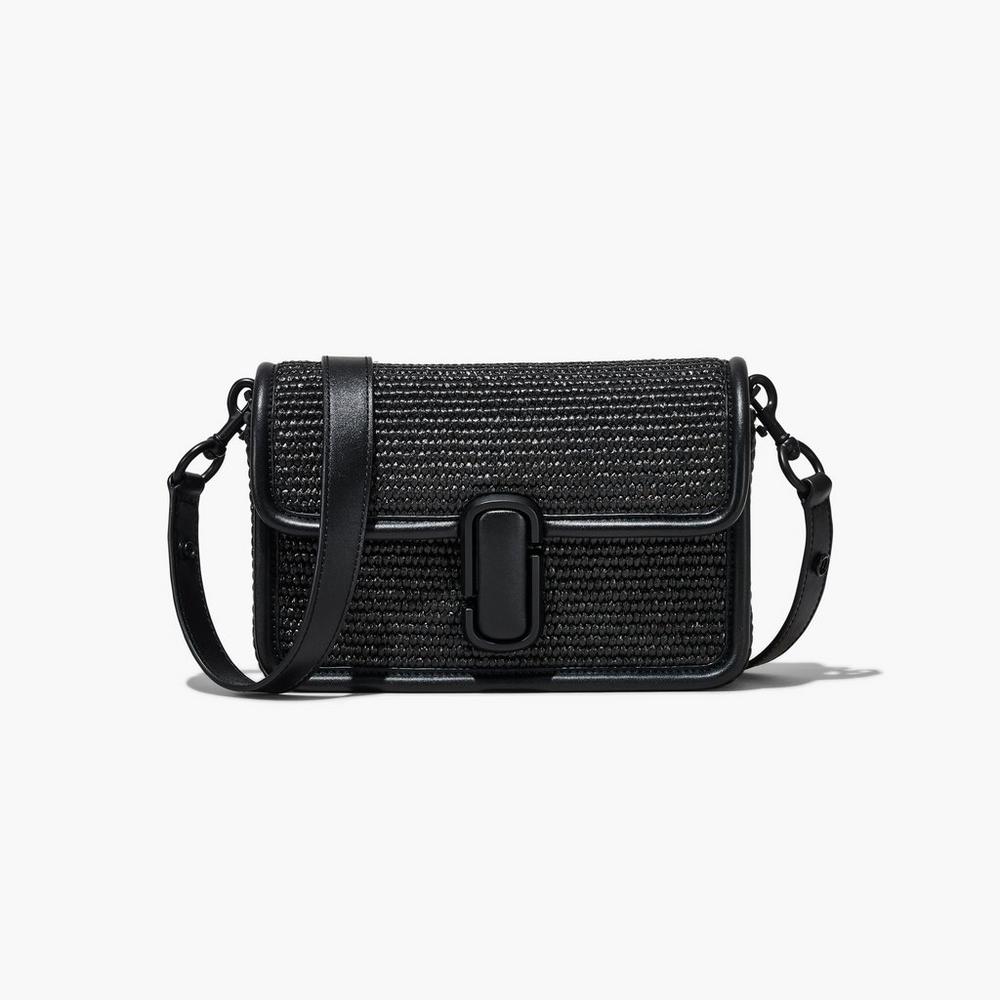 Marc Jacobs Woven J Marc Taška Cez Rameno Damske Čierne | STDZ-29340