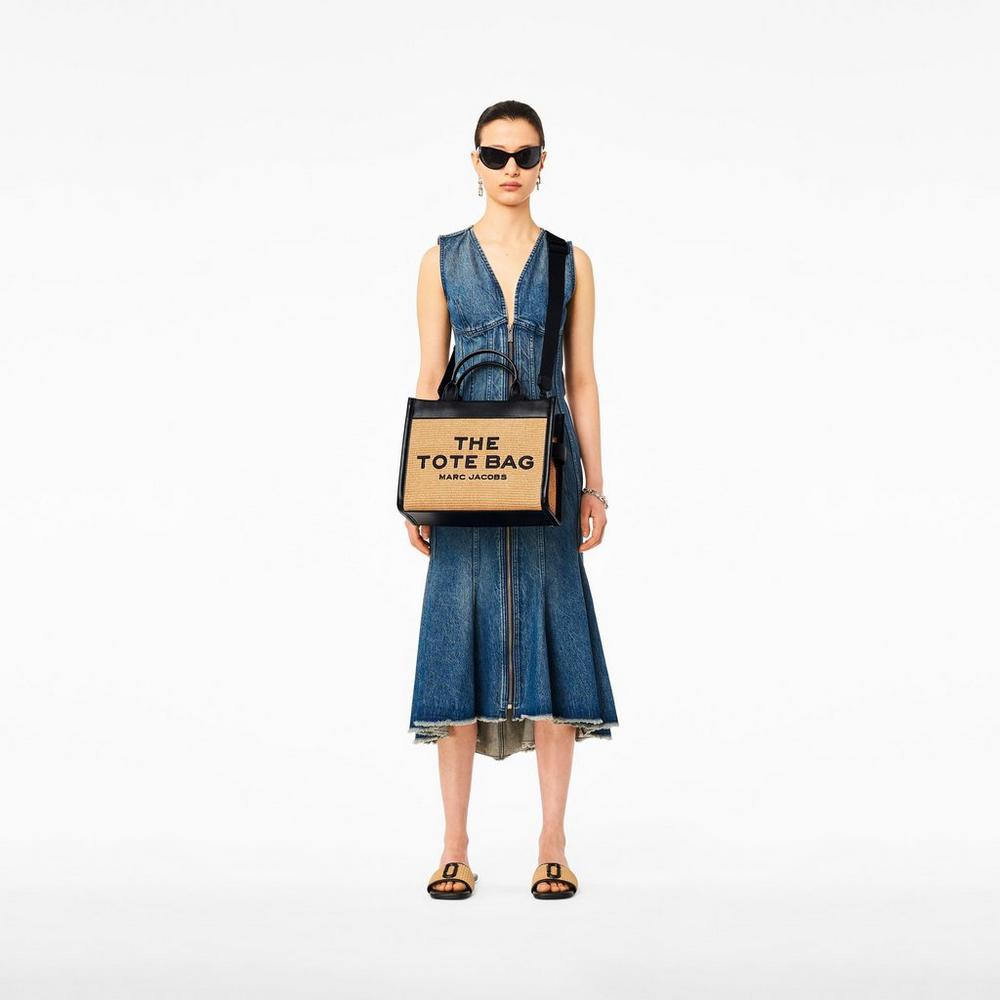 Marc Jacobs Woven Medium Prenosná Taška Damske Navajowhite | MEDQ-58691