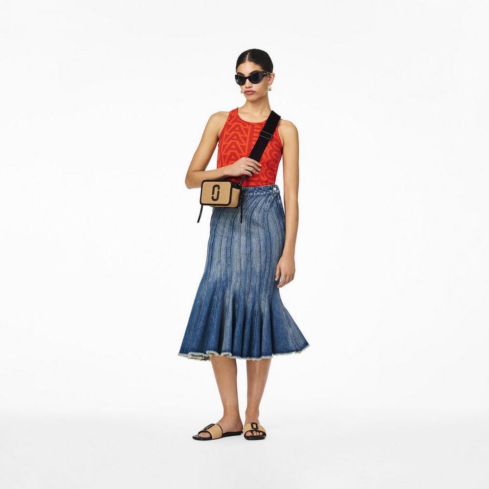 Marc Jacobs Woven Snapshot Kabelka Damske Navajowhite | AUYI-73920