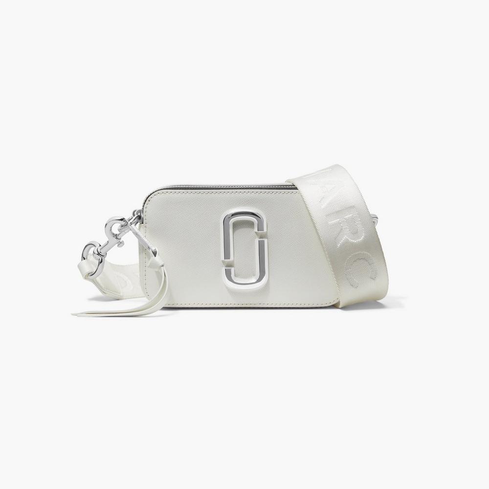Marc Jacobs DTM Snapshot Kabelka Damske Biele | EAVW-52037