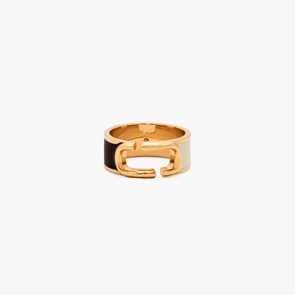 Marc Jacobs J Marc Colorblock Prstene Damske Čierne Viacfarebný Zlate | BRPJ-38705