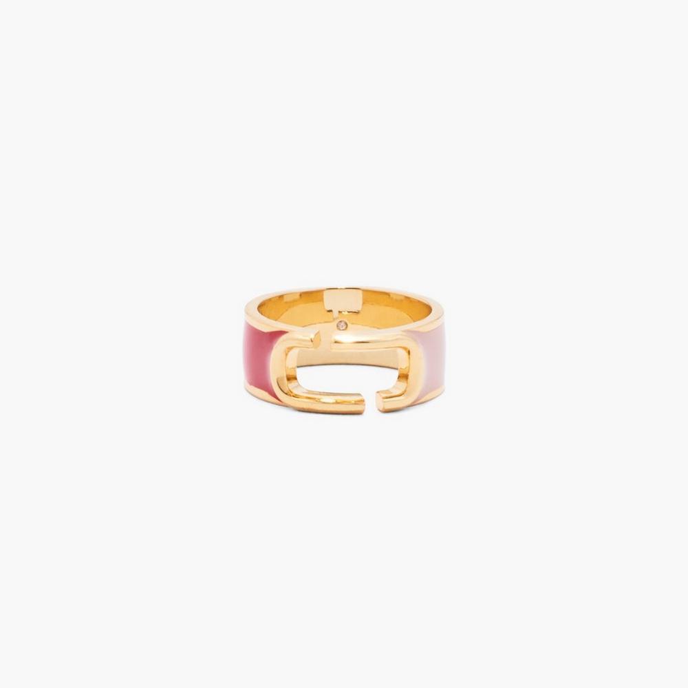 Marc Jacobs J Marc Colorblock Prstene Damske Červené Viacfarebný Zlate | CYDK-57634