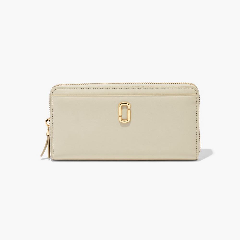 Marc Jacobs J Marc Continental Velke Penazenky Damske Biele | DBGO-56814