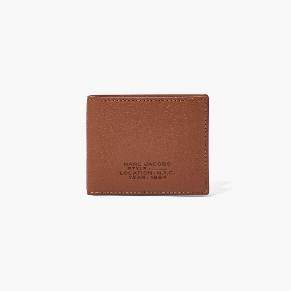 Marc Jacobs Leather Billfold Velke Penazenky Damske Hnede | WRSL-56810