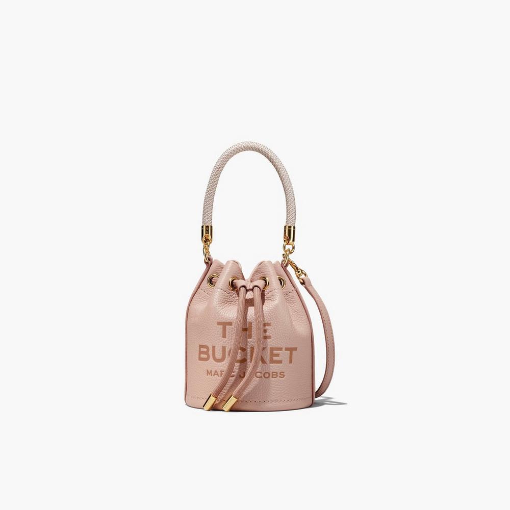 Marc Jacobs Leather Micro Taška Na Vedro Damske Ruzove | XCSZ-96587