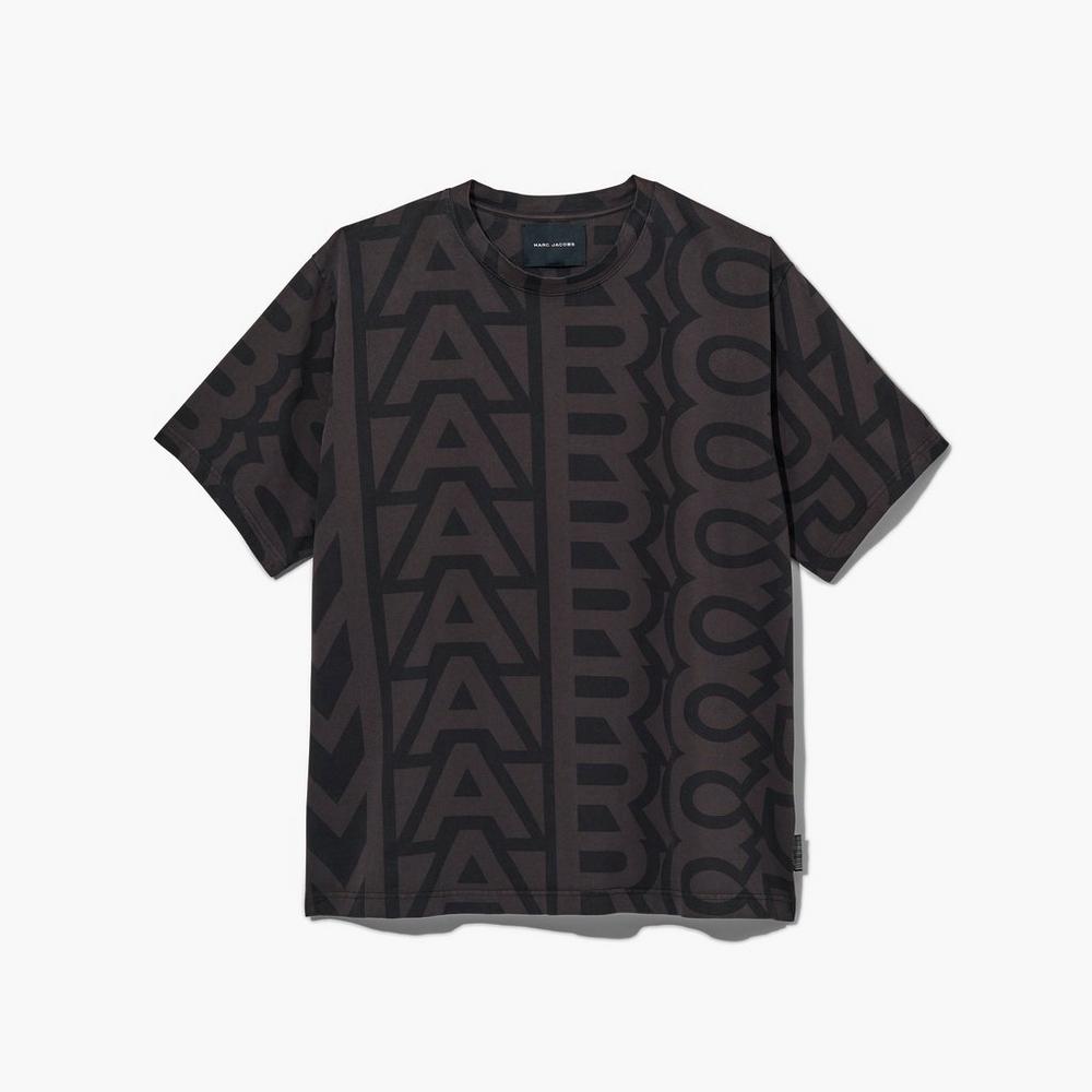 Marc Jacobs Monogram Big T-Shirt Tricko Damske Čierne | MACY-96280