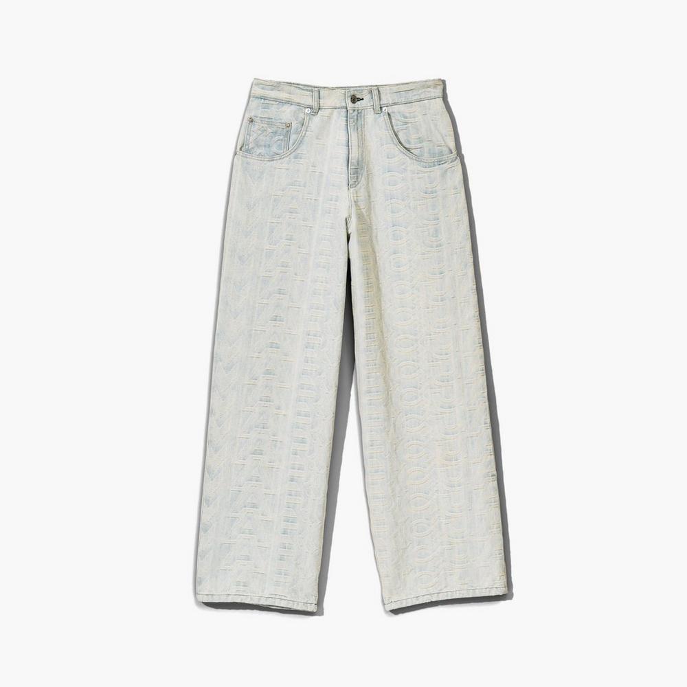 Marc Jacobs Monogram Denim Nohavice Damske Modre | PEJU-41729