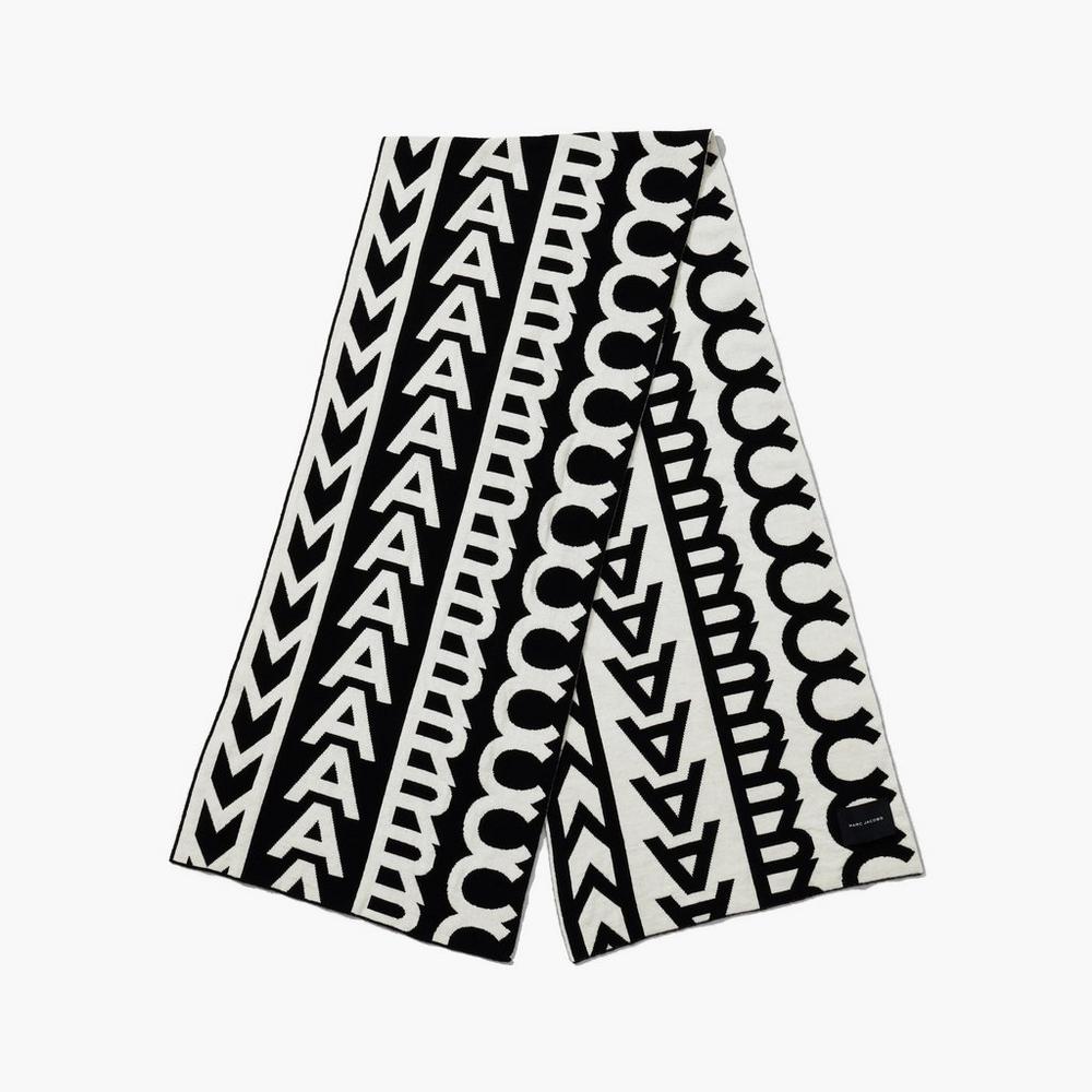 Marc Jacobs Monogram Knit Satky Damske Čierne | UJOK-78491