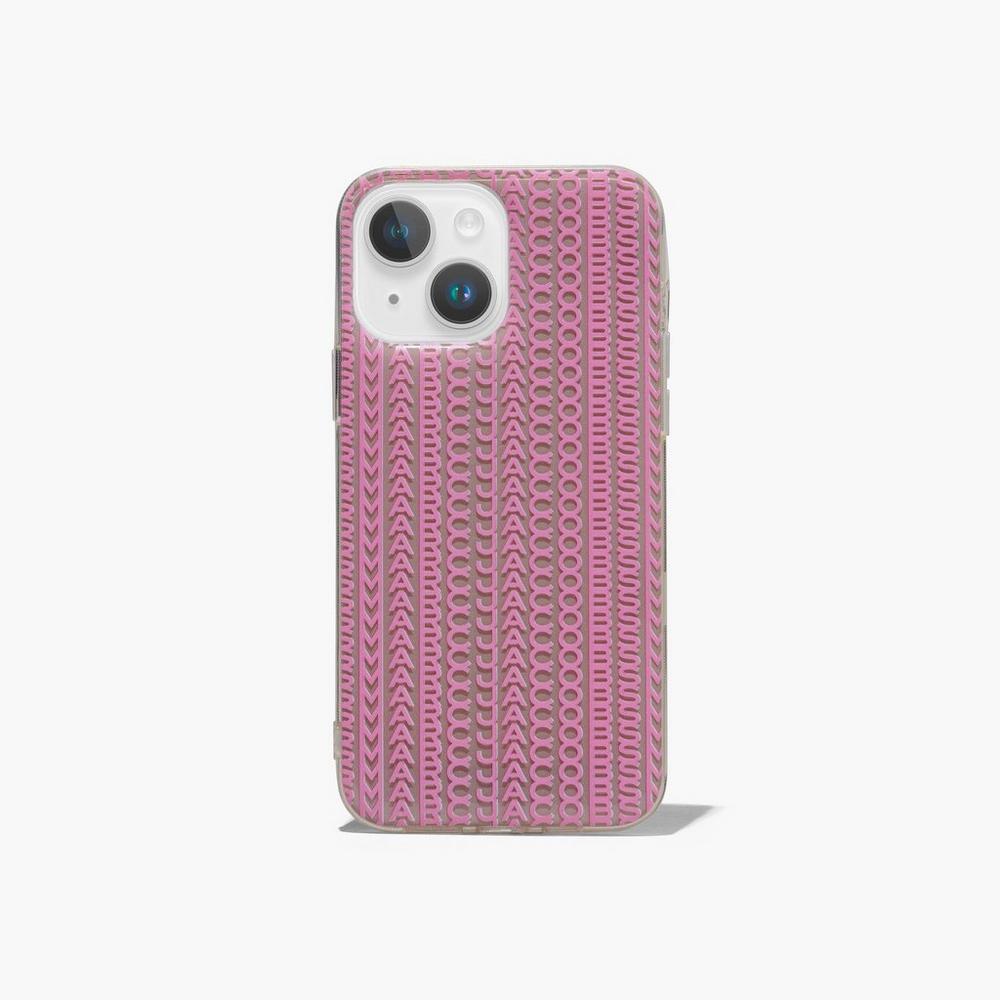 Marc Jacobs Monogram iPhone Case 14 Puzdro na Mobil Damske Ruzove | EZJT-21803