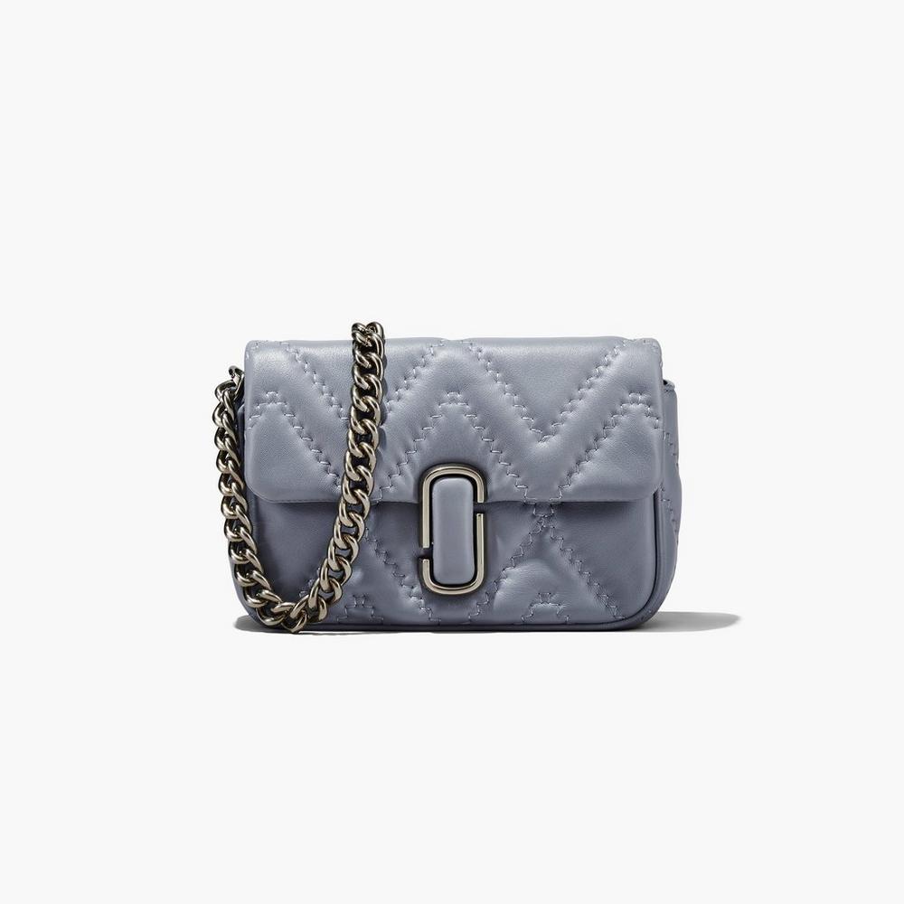 Marc Jacobs Prešívané Leather J Marc Taška Cez Rameno Damske Siva | FIAB-26450