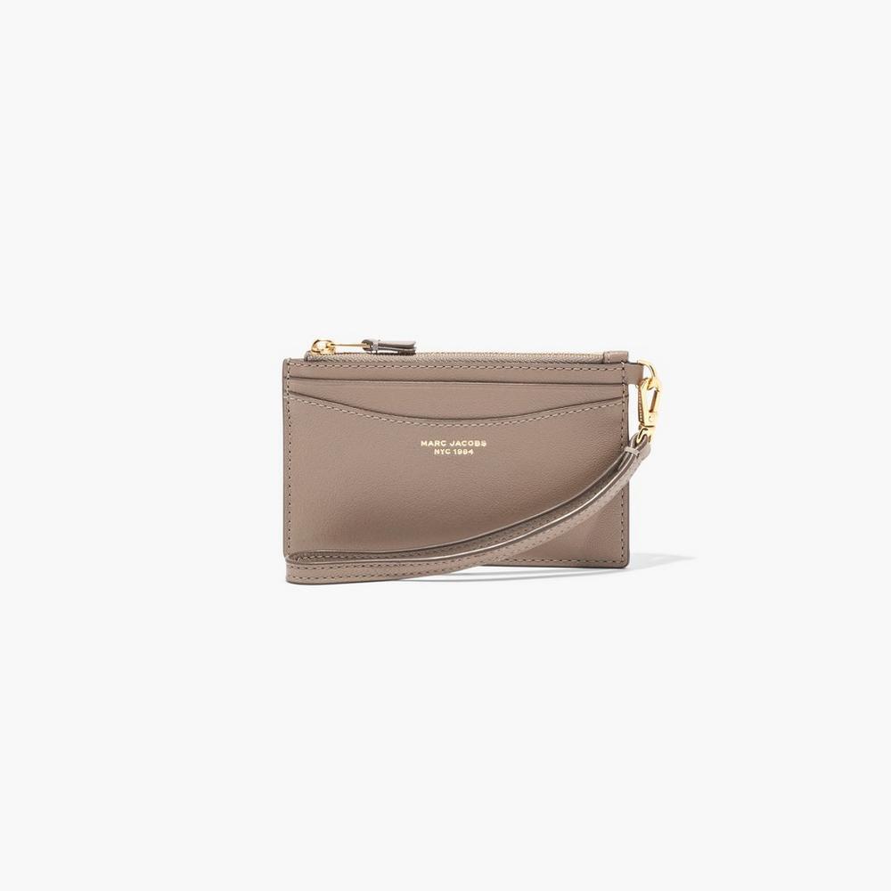 Marc Jacobs Slim 84 Top Zip Wristlet Male Penazenky Damske Hnede | PEDX-29340