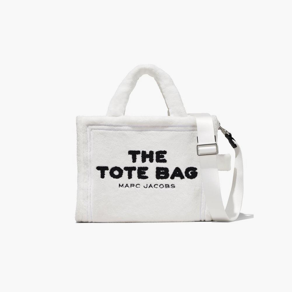 Marc Jacobs Terry Medium Prenosná Taška Damske Biele | ANIK-37256