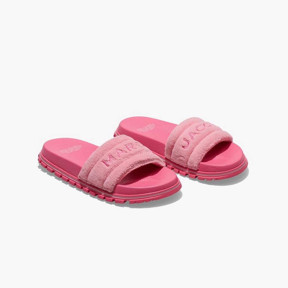 Marc Jacobs Terry Slide Damske Ruzove | DUXV-39401